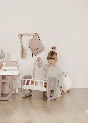 Smoby, 220376, Baby  Büyük Bebek Oyun Merkezi, 3'ü 1 Arada Set: - Görsel 6