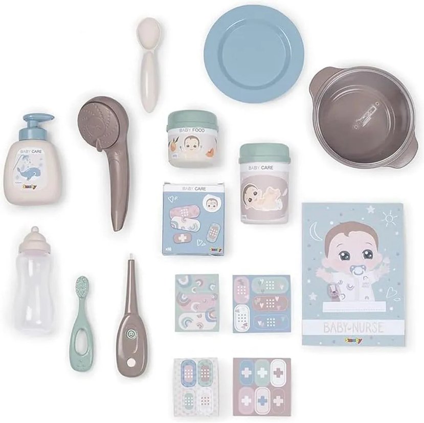 Smoby, 220376, Baby  Büyük Bebek Oyun Merkezi, 3'ü 1 Arada Set: - Görsel 4