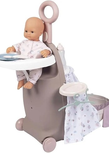 Smoby 7600220374 - Bebek Bakım Arabası - 2 Oyun Özelliğine Sahip - Görsel 2