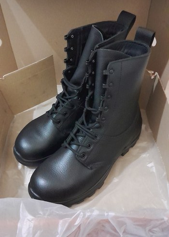 YDS Siyah Bağcıklı Erkek Bot denemek için bile giyilmedi SIFIR - Görsel 2