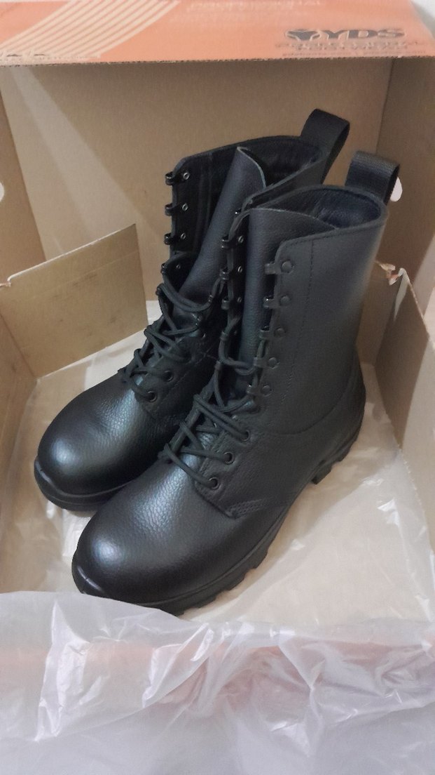 YDS Siyah Bağcıklı Erkek Bot denemek için bile giyilmedi SIFIR - Görsel 2