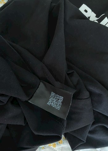 Balenciaga Siyah Baskılı Kısa Kollu Hamile Tişörtü