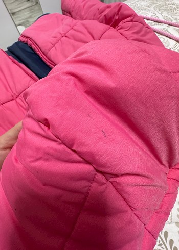 Kız Çocuk Pembe Fermuarlı Mont - Görsel 5