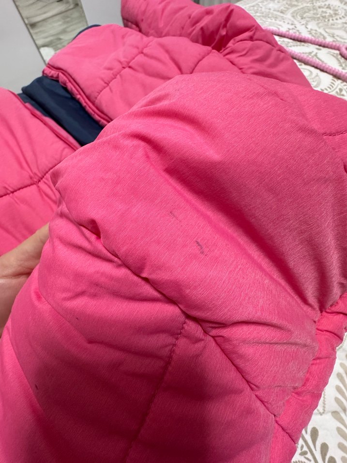 Kız Çocuk Pembe Fermuarlı Mont - Görsel 5