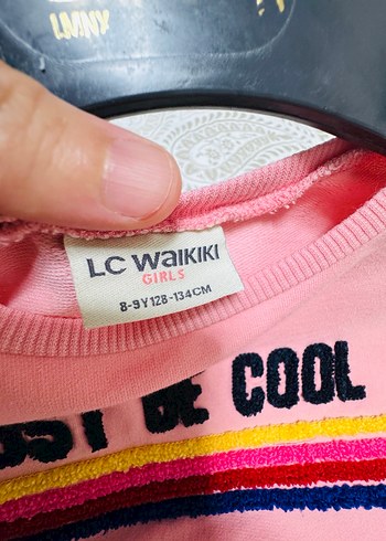 Pembe Uzun Kollu Kız Çocuk Elbise - Görsel 3