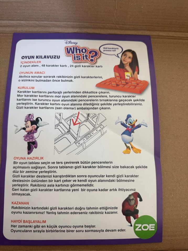 Disney Who is it? Klasik Tahmin Oyunu - Görsel 2