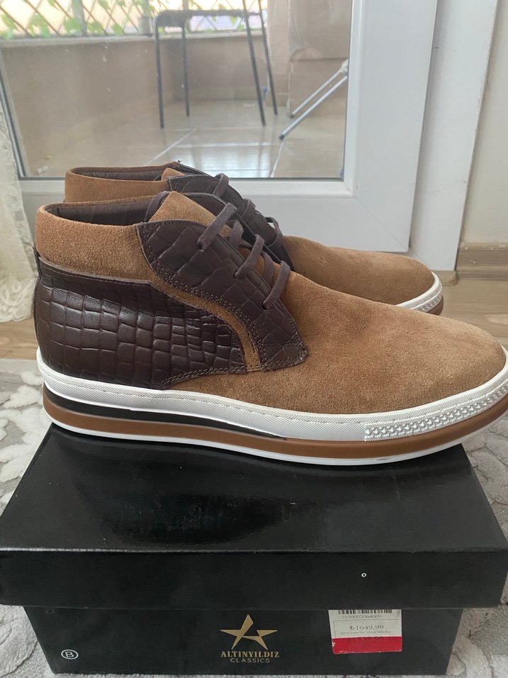 Altınyıldız Classics deri erkek  Botu  Modern Tasarım 42/43 - Görsel 2