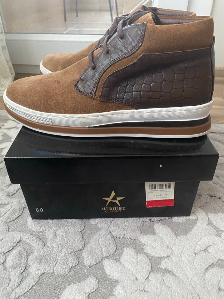 Altınyıldız Classics deri erkek  Botu  Modern Tasarım 42/43 - Görsel 5