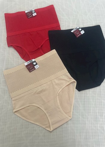 diğer Beden kırmızı Renk Kadın Yüksek Bel Külot Korse