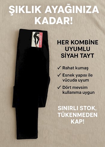 Diğer Siyah Yüksek Bel Kadın Tayt