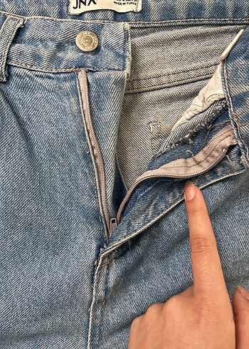 Gevşek Kesim Midi Kadın Kot Pantolon - Görsel 3