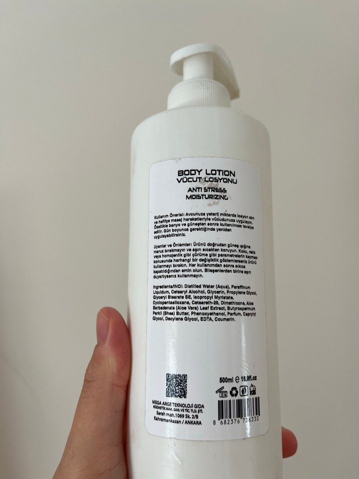 Agnos Vücut Losyonu 500ml - Görsel 2