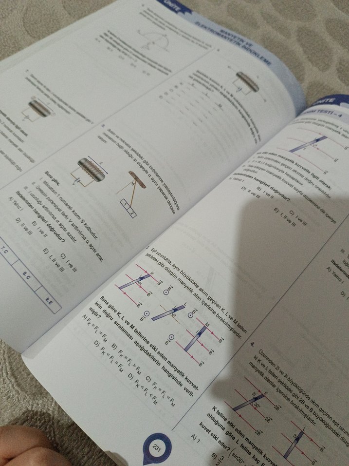 11. Sınıf Fizik Soru Kitabı Limit Yayınları - Görsel 5