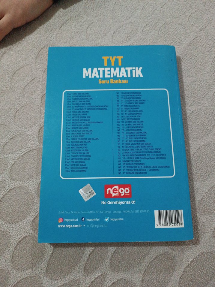 TYT Matematik Soru Bankası - E. Kemal EREN - Görsel 2