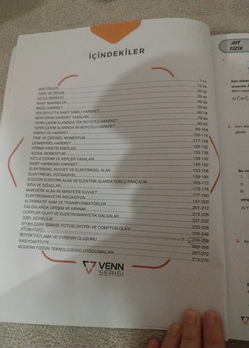 AYT Fizik Soru Kitabı Yazıt Yayınları - Görsel 4