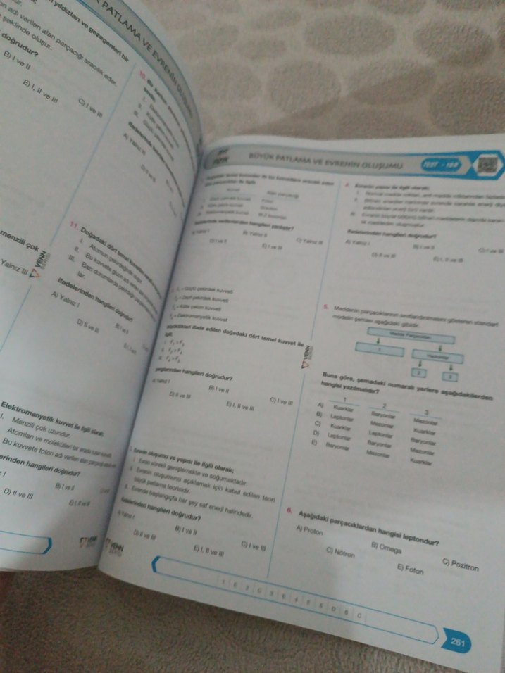 AYT Fizik Soru Kitabı Yazıt Yayınları - Görsel 5