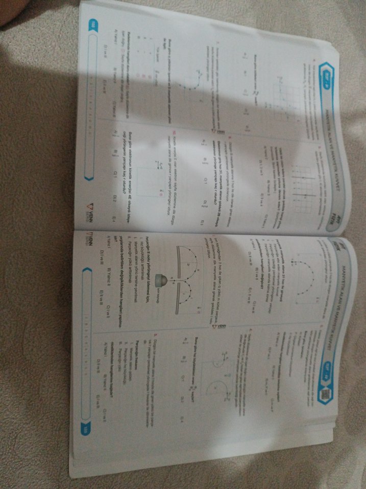 AYT Fizik Soru Kitabı Yazıt Yayınları - Görsel 3