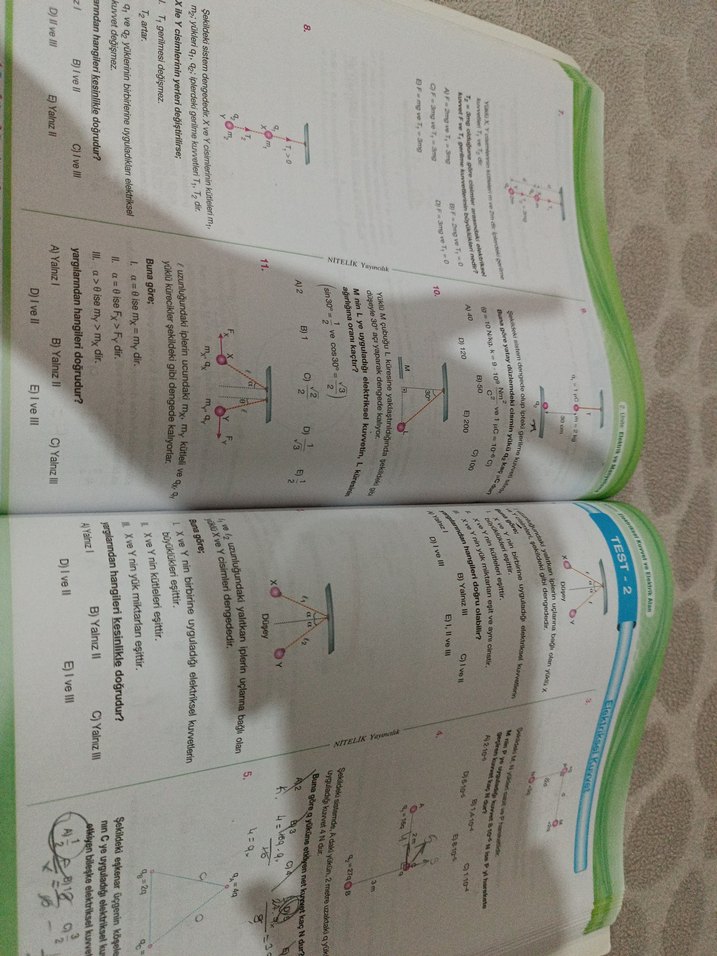 11. Sınıf Fizik Soru Bankası - Nitelik Yayınları - Görsel 3