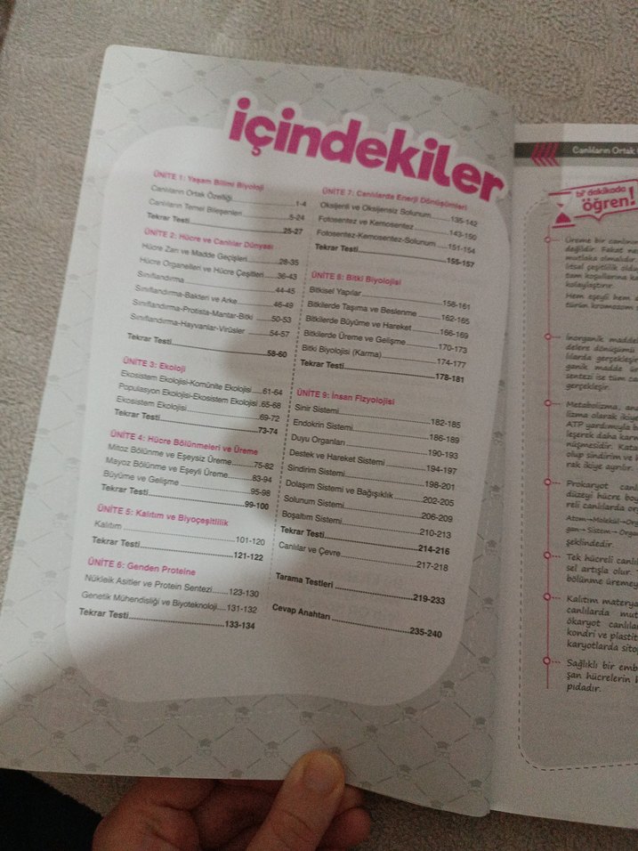 TYT AYT Biyoloji Soru Bankası - Liderplus - Görsel 4