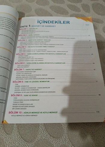 Fen Liseleri Fizik Soru Kitabı 11. Sınıf - Görsel 4