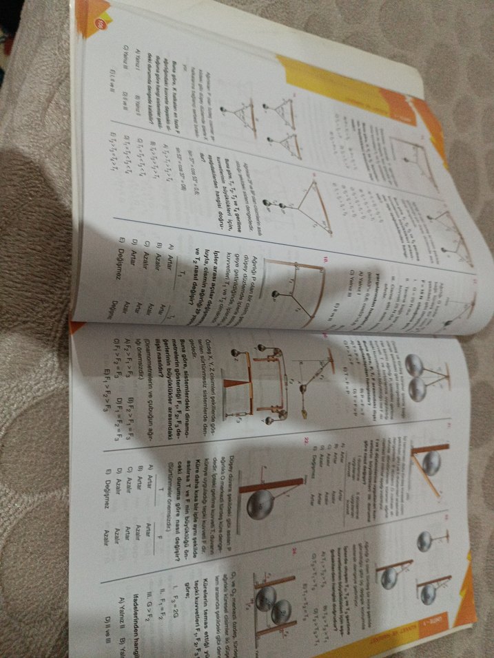 Fen Liseleri Fizik Soru Kitabı 11. Sınıf - Görsel 3