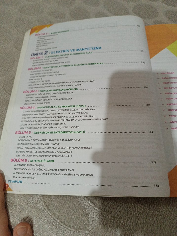 Fen Liseleri Fizik Soru Kitabı 11. Sınıf - Görsel 5