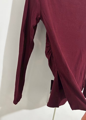 l Beden BERSHKA bordo kadın bluz