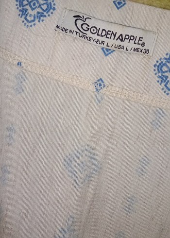 l Beden beyaz Renk desenli gömlek takim