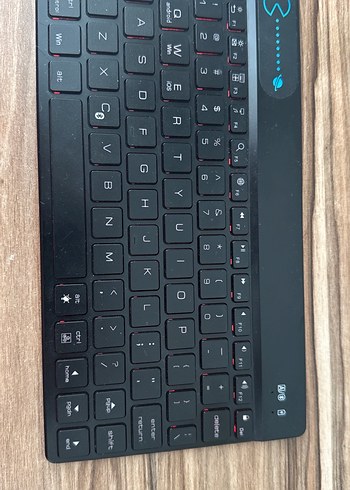 Kompakt Siyah Kablosuz Klavye - Görsel 3