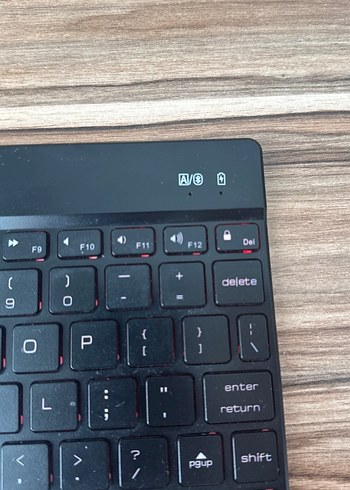 Kompakt Siyah Kablosuz Klavye - Görsel 2