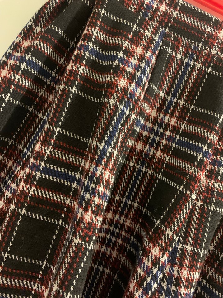 Ekoseli Pilili Mini Etek - Görsel 3