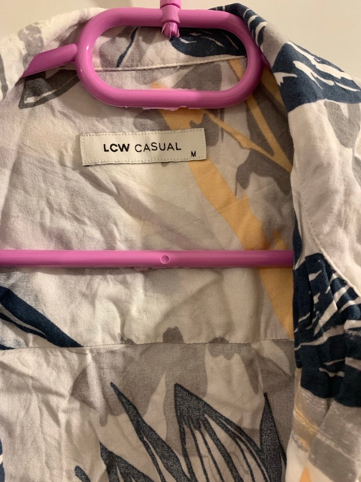 Gri Desenli Kısa Kollu Erkek Gömlek - Görsel 2