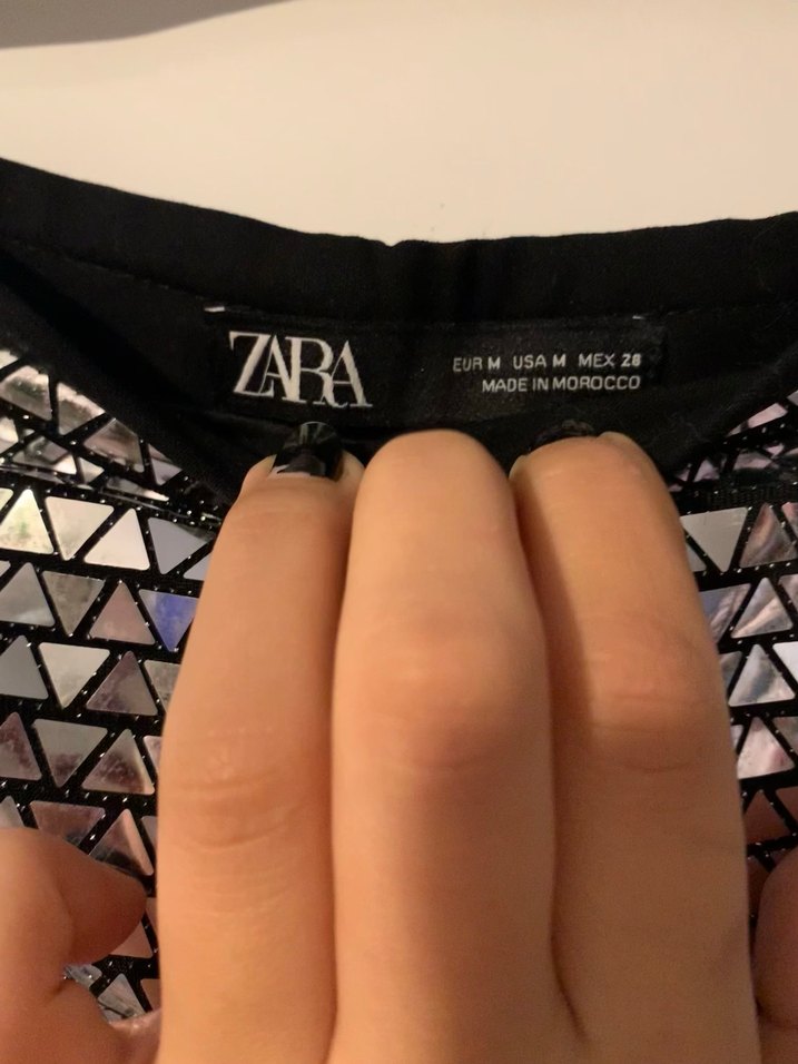 Parlak gümüş Pilili Mini Şort - Görsel 2