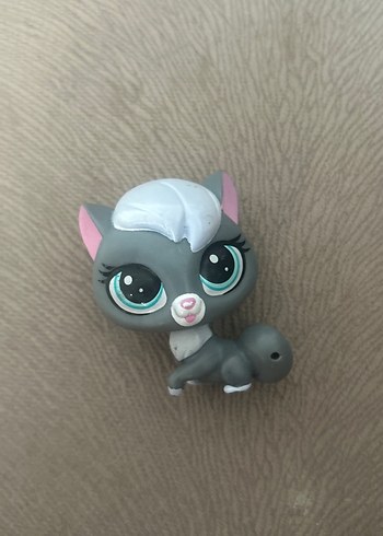 Beden Gri Küçük Kedi Figürü