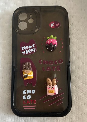 Kahverengi Parlak Telefon Kılıfı