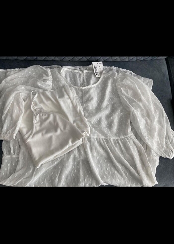 Defacto yarım kol hamile elbise - Görsel 2