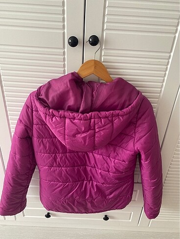 38 Beden pembe Renk Koton şişme mont