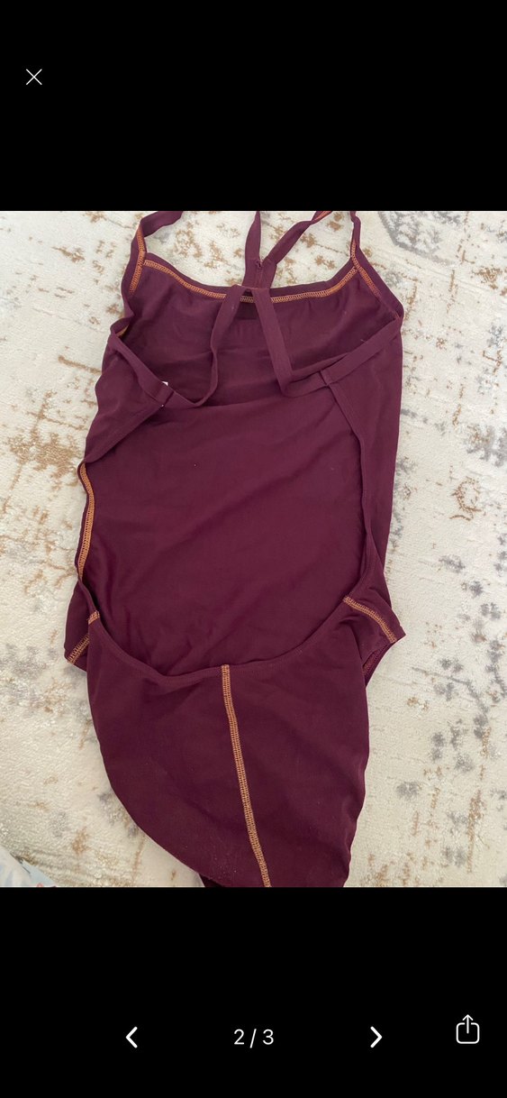 Arena Bordo Kadın Mayo - Görsel 2