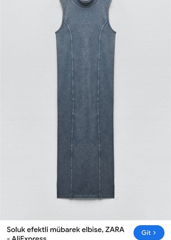 Mavi Zara Elbise - Görsel 3