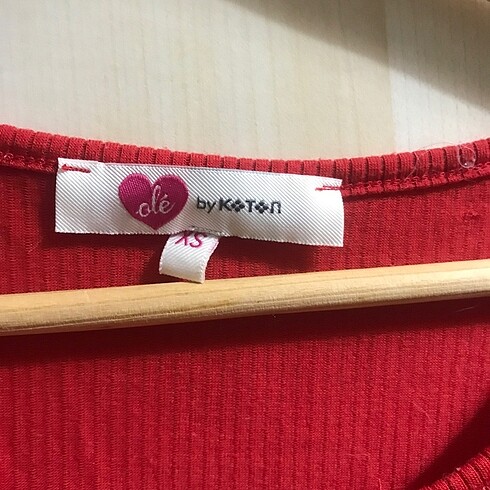 Koton kırmızı ipli crop - Görsel 3