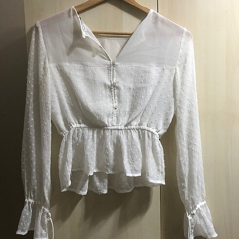 Bershka beyaz bluz