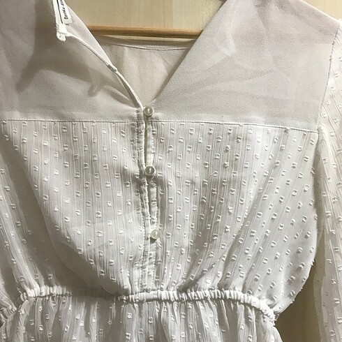 Bershka beyaz bluz - Görsel 2