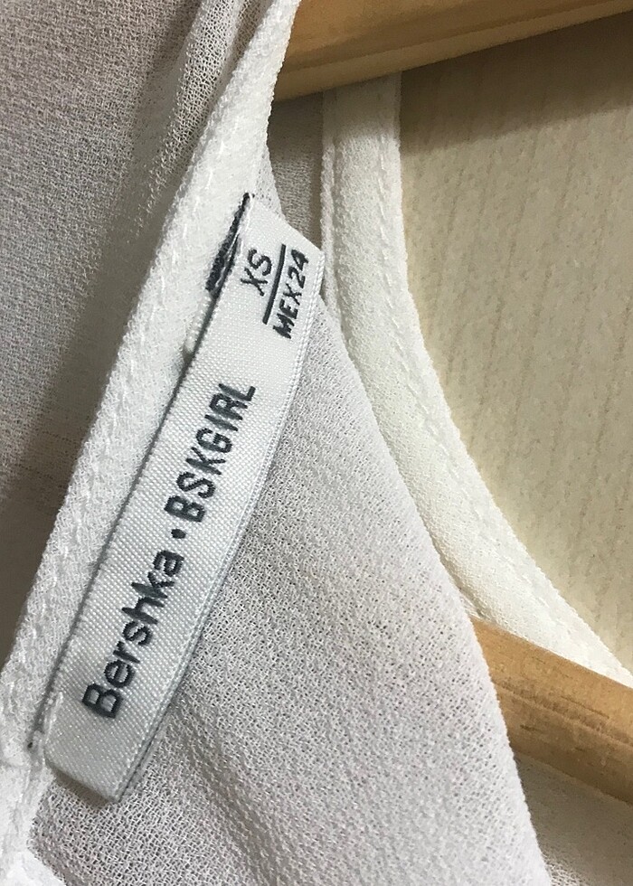 Bershka beyaz bluz - Görsel 4