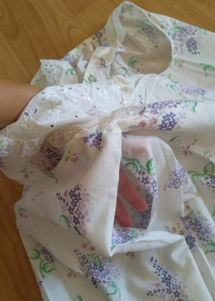 36 38 40 beden uyumlu. mothercare lohusa geceliği. emzirmede kol - Görsel 3