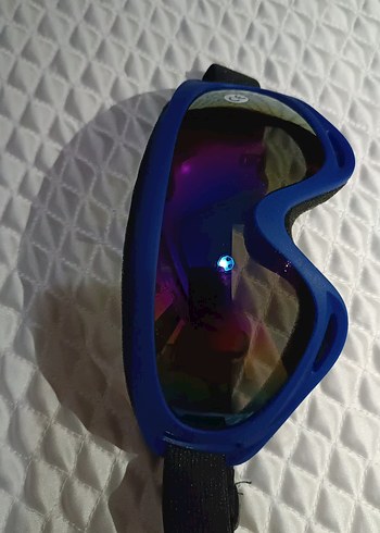 Mavi Bağcıklı Kayak Gözlüğü - Görsel 2