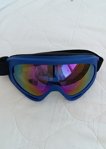 Mavi Bağcıklı Kayak Gözlüğü - Görsel 4