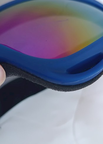 Mavi Bağcıklı Kayak Gözlüğü - Görsel 3