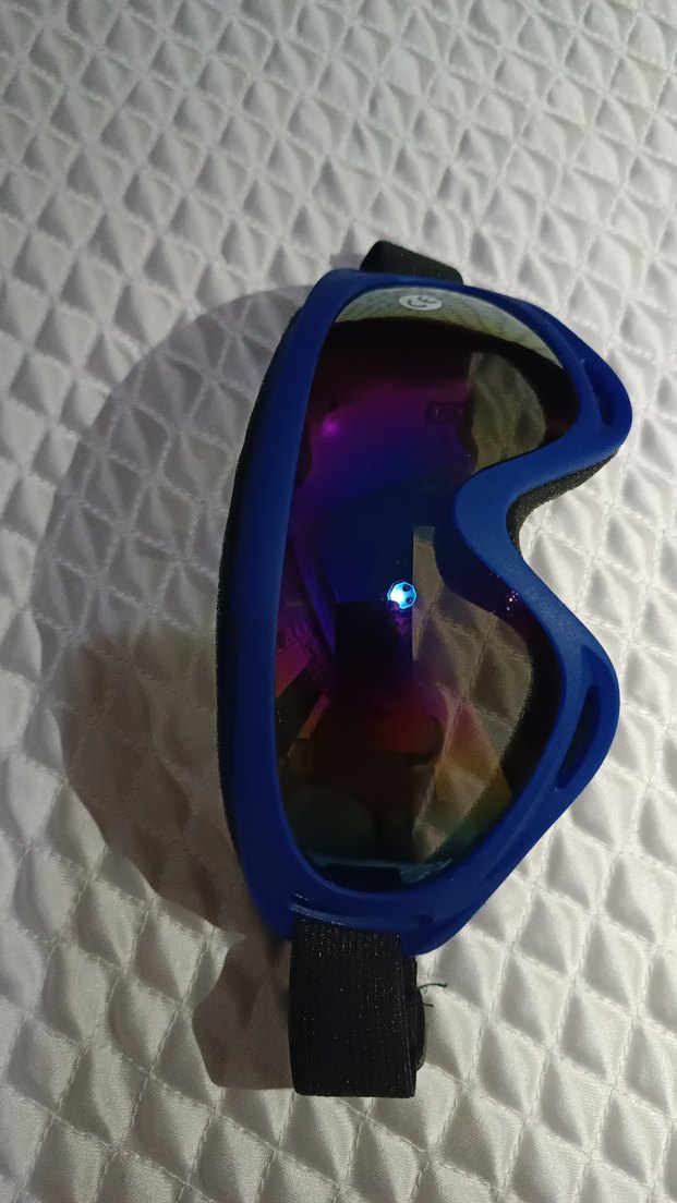 Mavi Bağcıklı Kayak Gözlüğü - Görsel 2