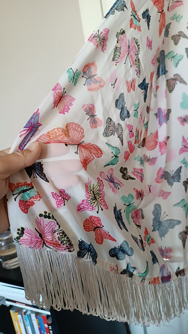 Çok Renkli Bohem tarz plaj kıyafeti - Görsel 2