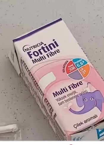 Nutricia Fortini Multi Fibre Çilek Aromalı Bebek Sütü
